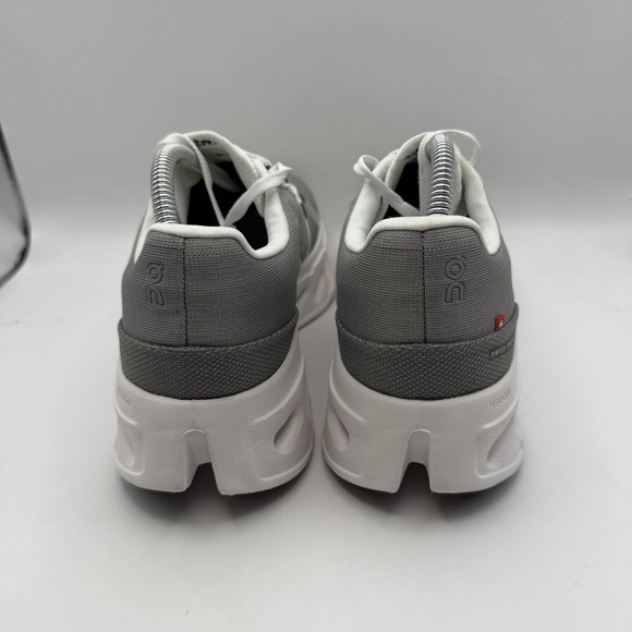 On Cloudeclipse Women's Size 9.5 Gray Alloy/White Running Shoes New - Picture 8 of 9